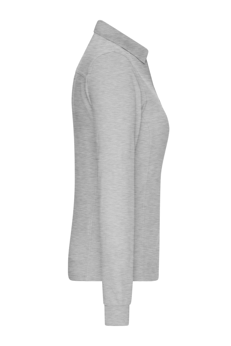 Laden Sie das Bild in Galerie -Viewer, Strapazierfähiges und pflegeleichtes Langarm Polo- Damen - JN1841