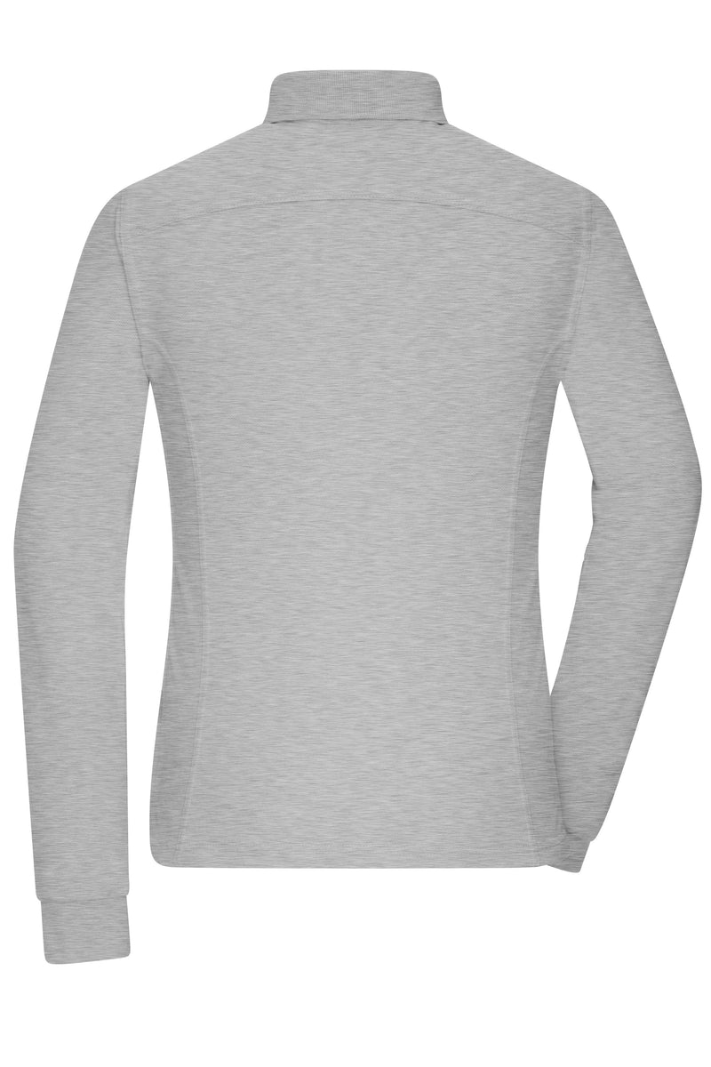 Laden Sie das Bild in Galerie -Viewer, Strapazierfähiges und pflegeleichtes Langarm Polo- Damen - JN1841