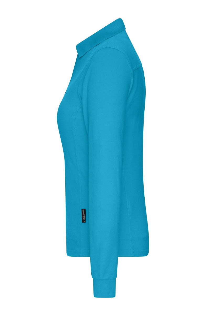 Laden Sie das Bild in Galerie -Viewer, Strapazierfähiges und pflegeleichtes Langarm Polo- Damen - JN1841