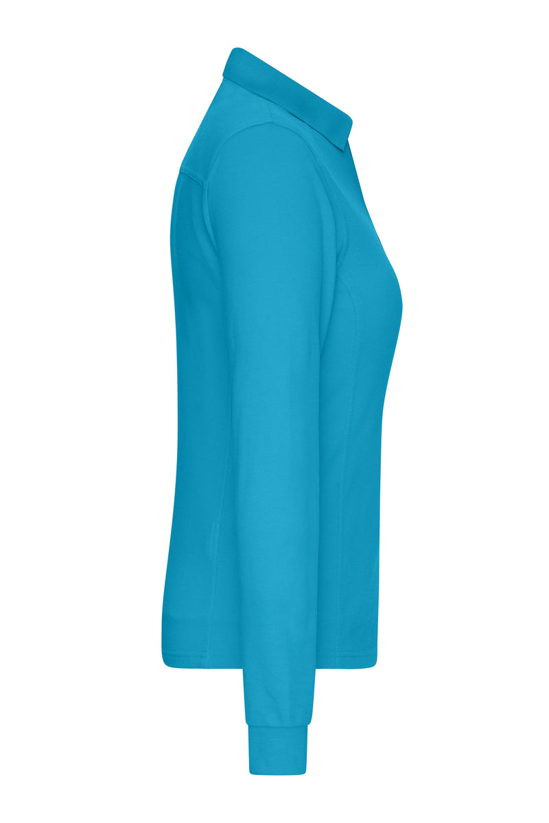 Laden Sie das Bild in Galerie -Viewer, Strapazierfähiges und pflegeleichtes Langarm Polo- Damen - JN1841