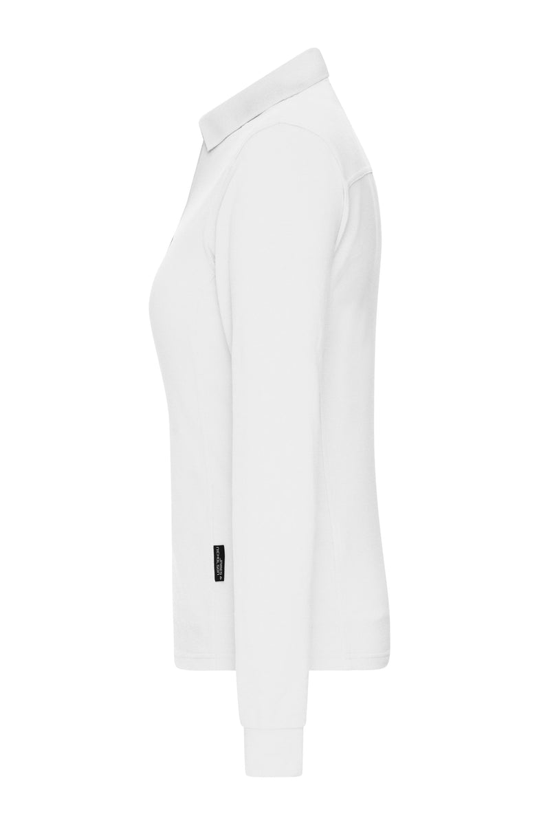 Laden Sie das Bild in Galerie -Viewer, Strapazierfähiges und pflegeleichtes Langarm Polo- Damen - JN1841