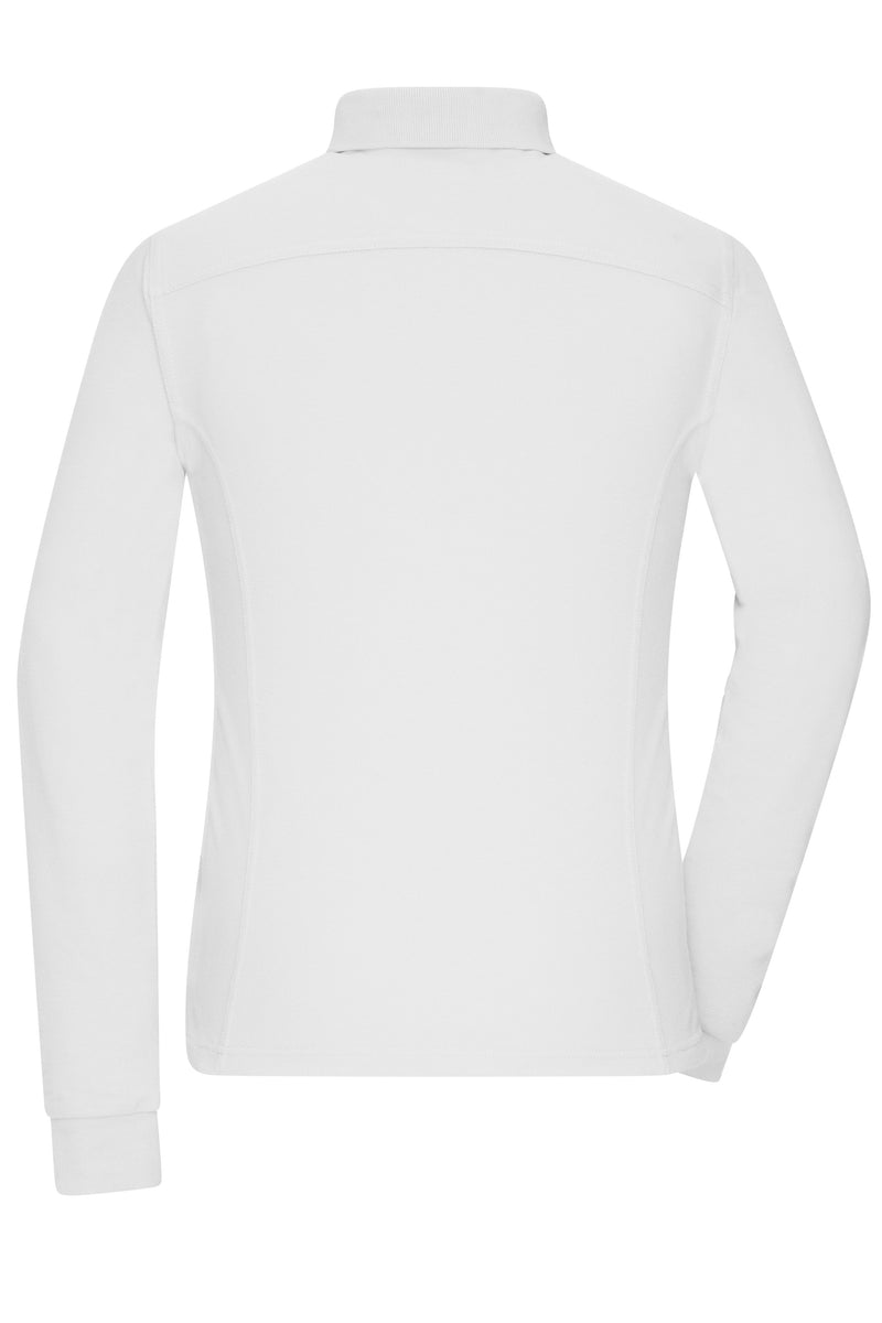 Laden Sie das Bild in Galerie -Viewer, Strapazierfähiges und pflegeleichtes Langarm Polo- Damen - JN1841