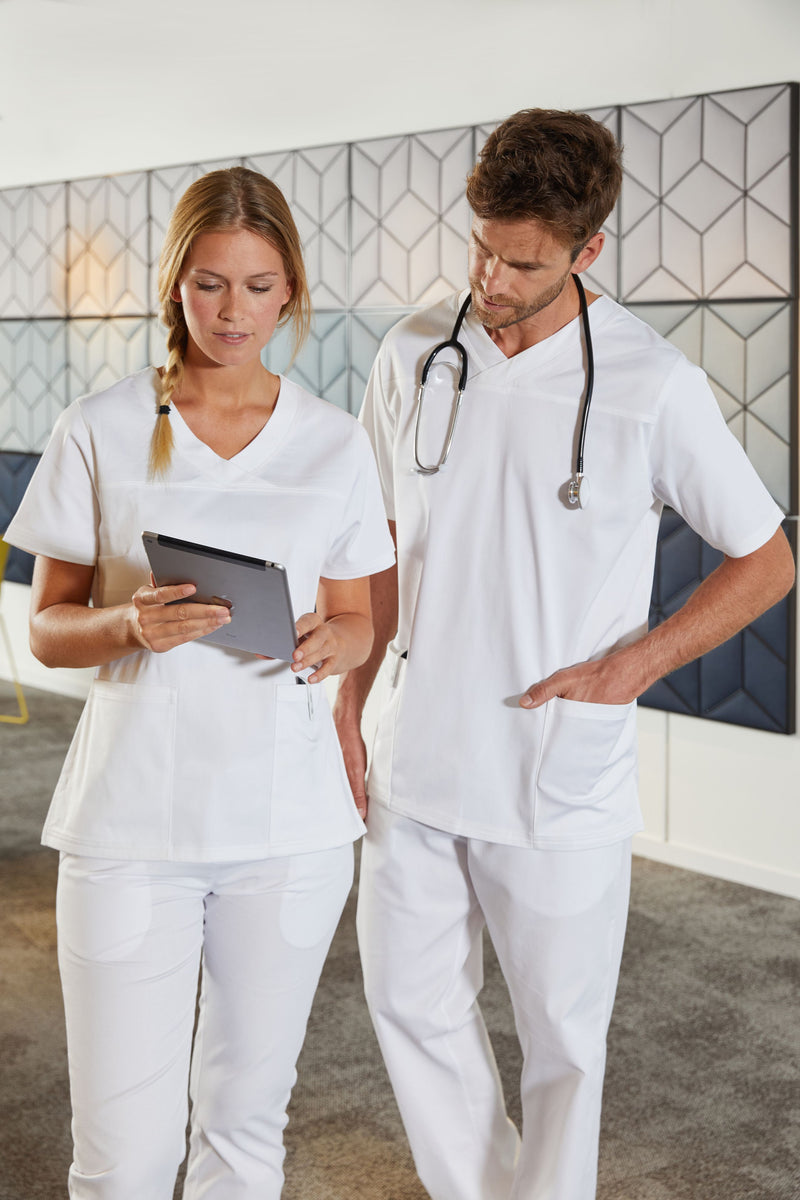 Laden Sie das Bild in Galerie -Viewer, Elastischer Kasack mit V-Ausschnitt Herren - JN3104