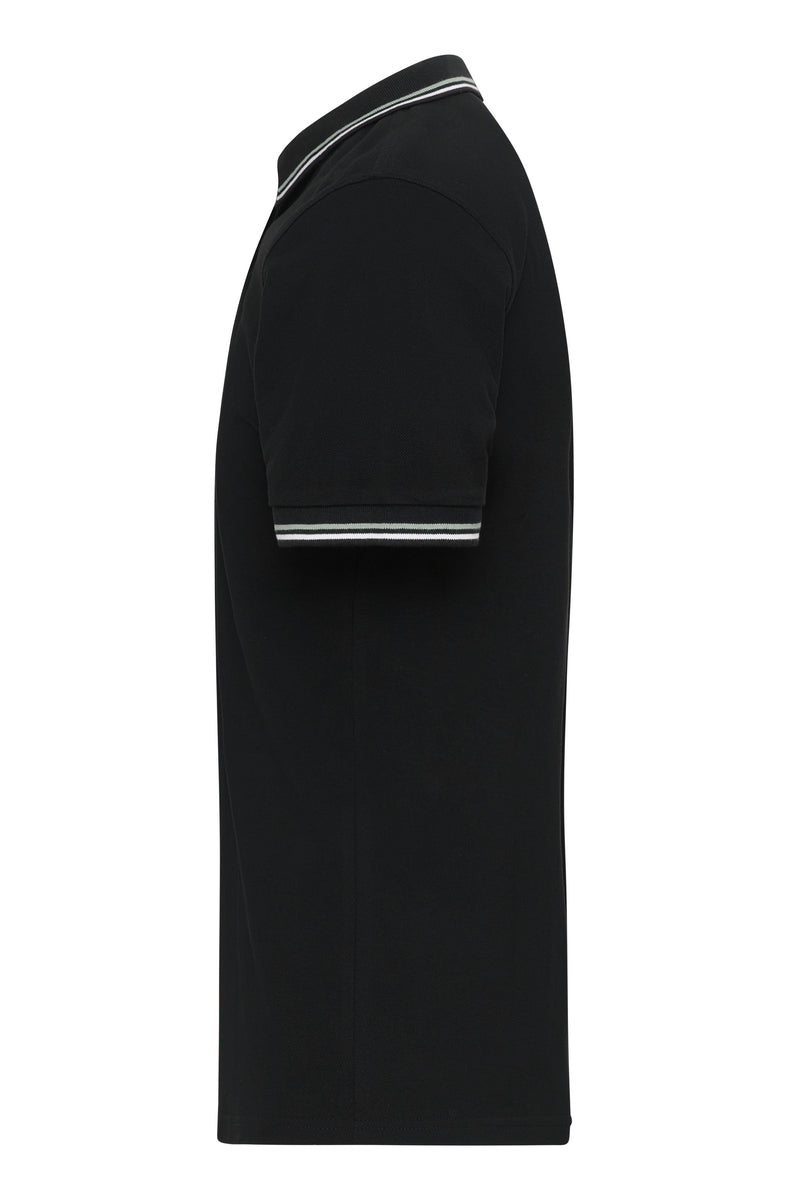 Laden Sie das Bild in Galerie -Viewer, Klassisches Polo mit Kontraststreifen an Kragen und Armbündchen in Piqué-Qualität - Herren - JN1306