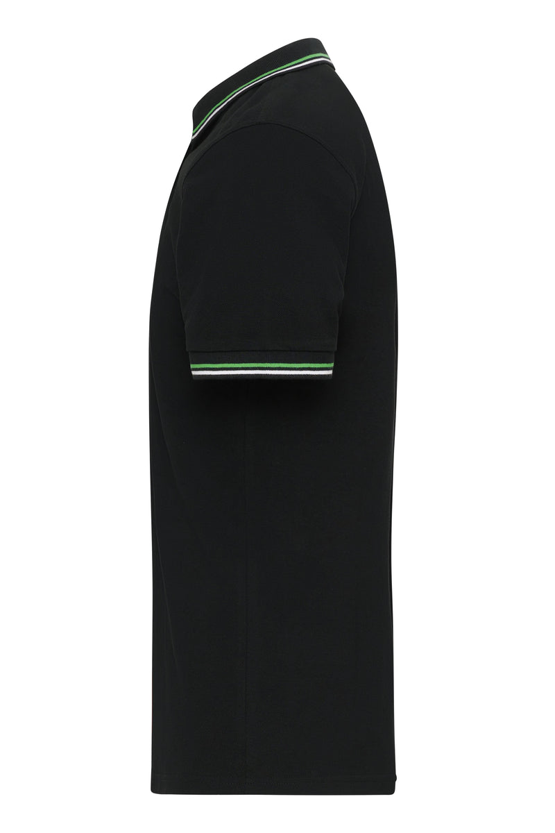 Laden Sie das Bild in Galerie -Viewer, Klassisches Polo mit Kontraststreifen an Kragen und Armbündchen in Piqué-Qualität - Herren - JN1306