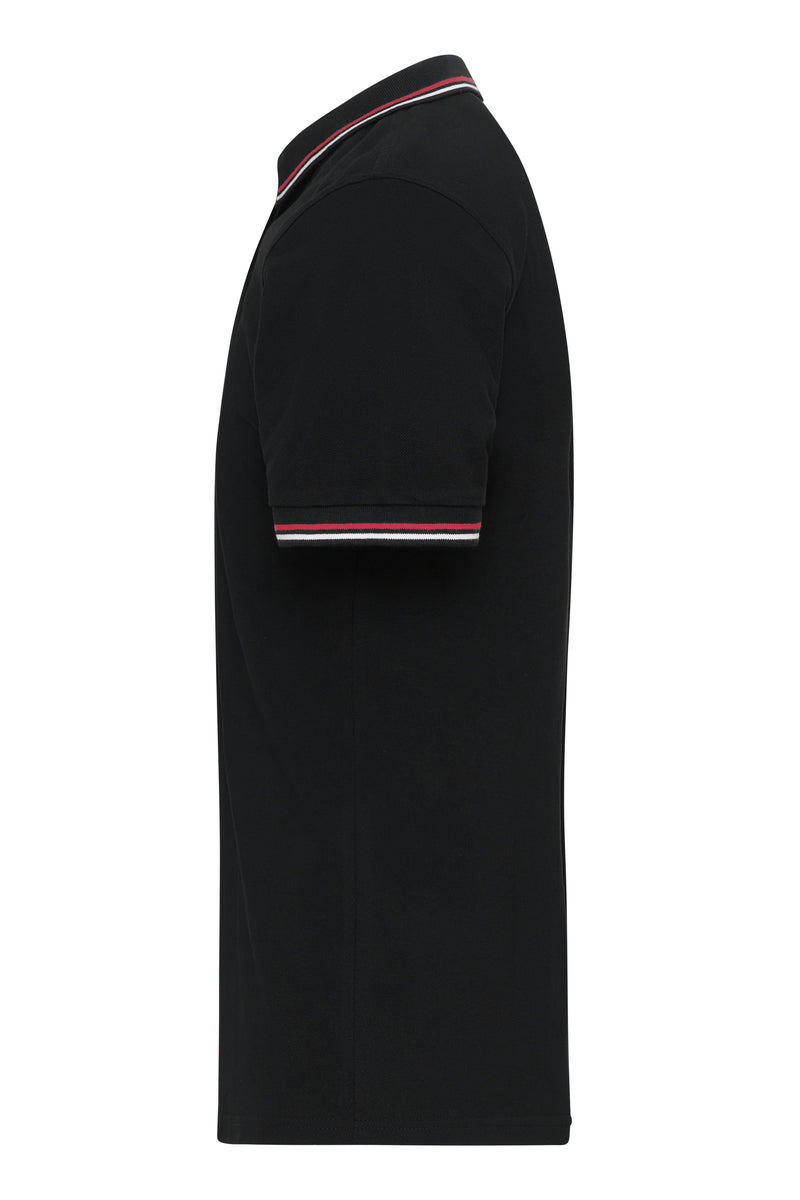 Laden Sie das Bild in Galerie -Viewer, Klassisches Polo mit Kontraststreifen an Kragen und Armbündchen in Piqué-Qualität - Herren - JN1306