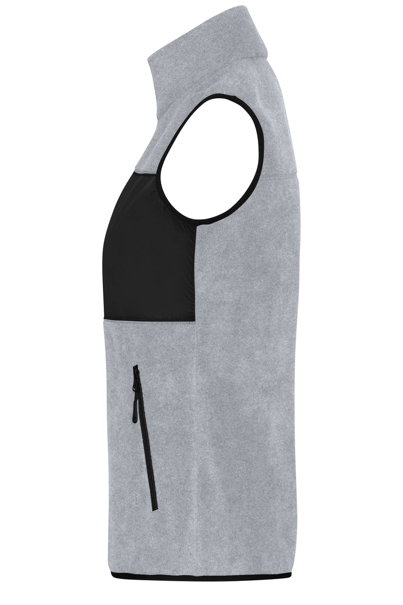 Laden Sie das Bild in Galerie -Viewer, Damen Fleeceweste im Materialmix - JN1309