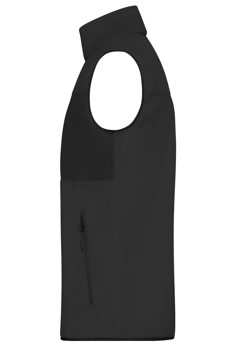 Laden Sie das Bild in Galerie -Viewer, Herren Fleeceweste im Materialmix - JN1310