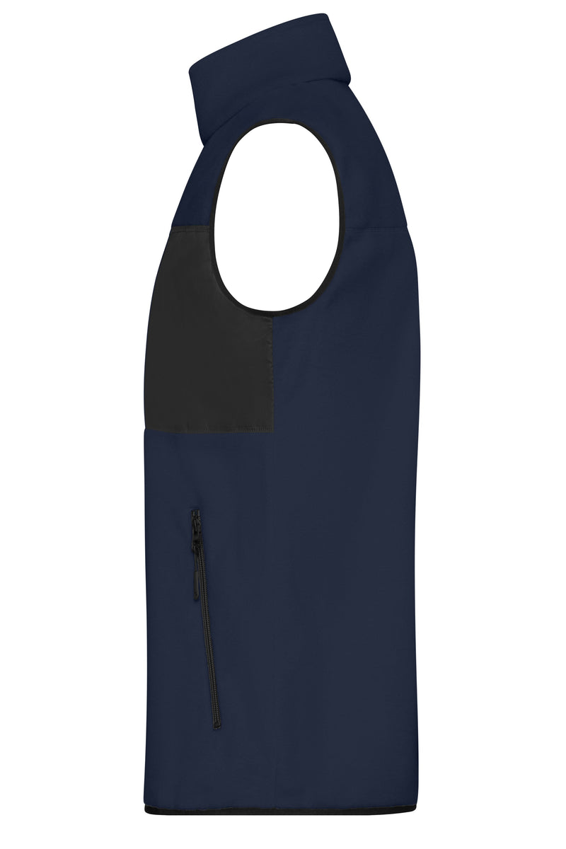 Laden Sie das Bild in Galerie -Viewer, Herren Fleeceweste im Materialmix - JN1310