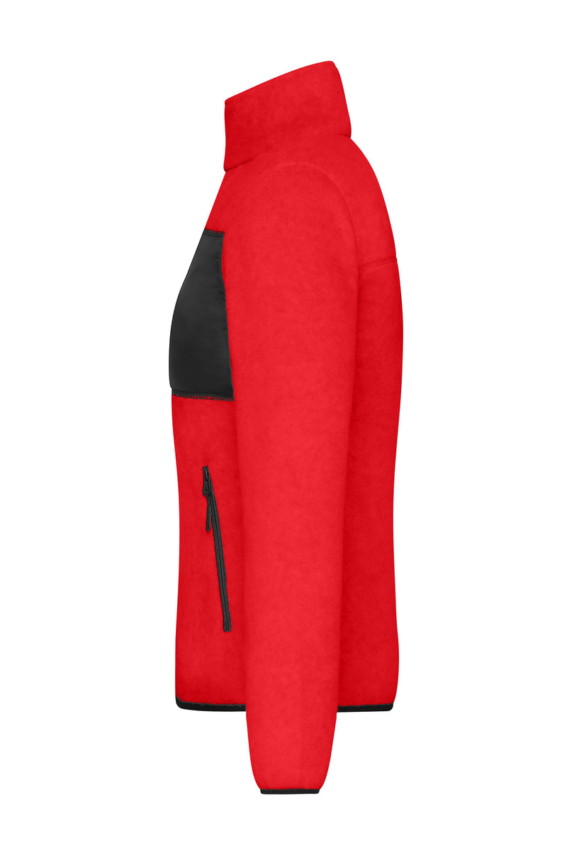 Laden Sie das Bild in Galerie -Viewer, Damen Fleecejacke im Materialmix - JN1311