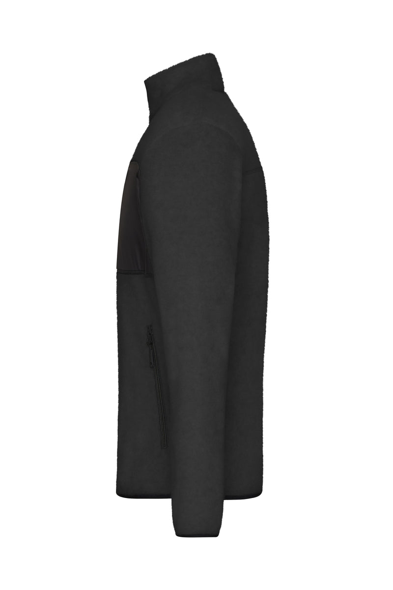 Laden Sie das Bild in Galerie -Viewer, Herren Fleecejacke im Materialmix - JN1312