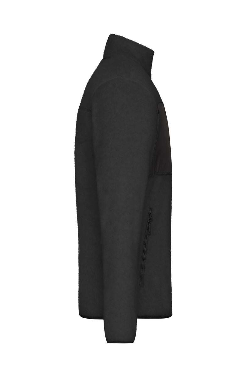 Laden Sie das Bild in Galerie -Viewer, Herren Fleecejacke im Materialmix - JN1312