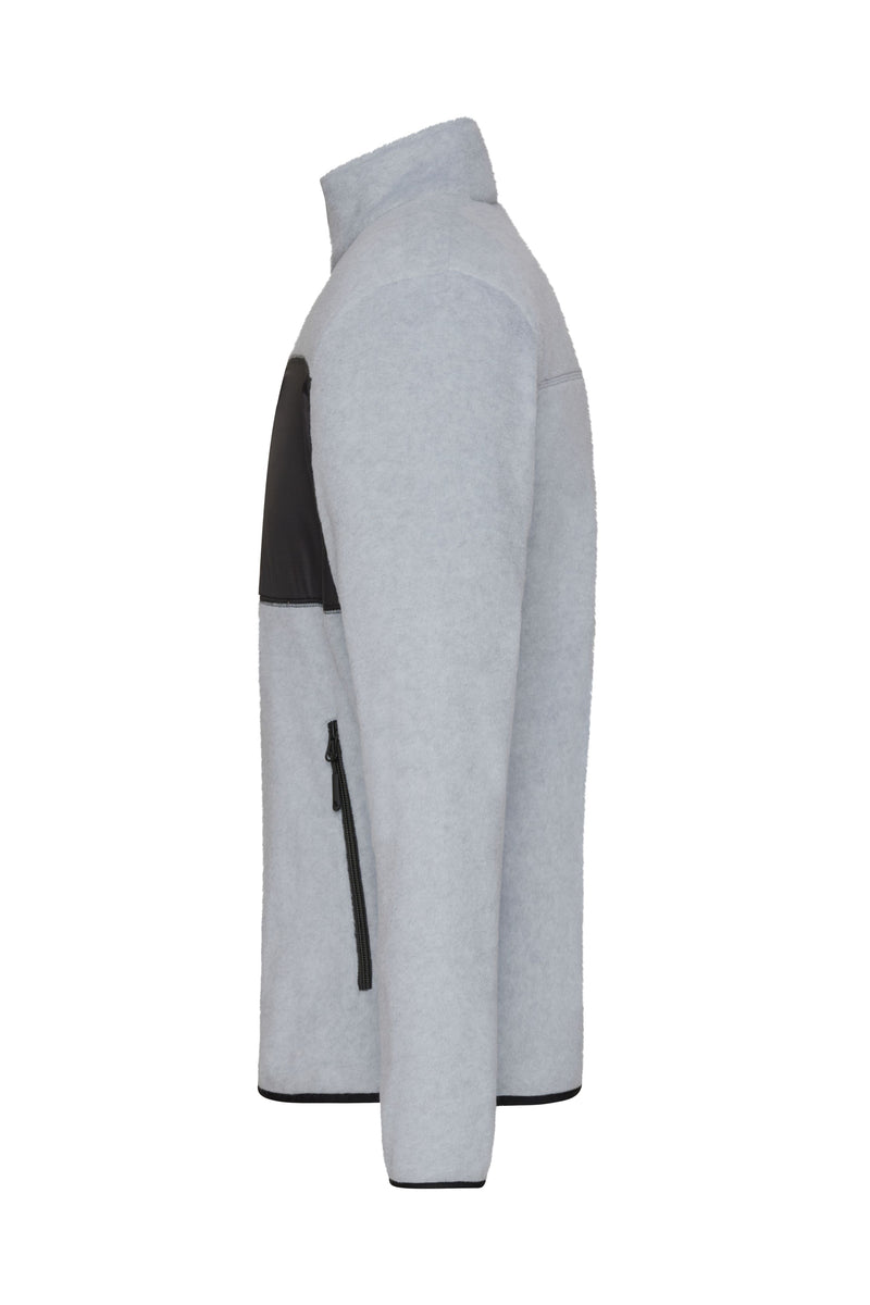 Laden Sie das Bild in Galerie -Viewer, Herren Fleecejacke im Materialmix - JN1312