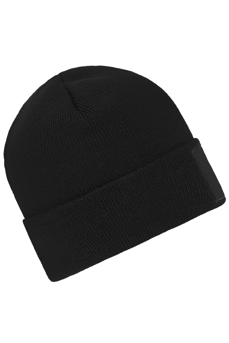 Laden Sie das Bild in Galerie -Viewer, Klassische Strickmütze mit Baumwoll-Patch - MB7403