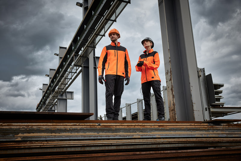 Laden Sie das Bild in Galerie -Viewer, Leichte, elastische Jacke in Signalfarbe - JN1854