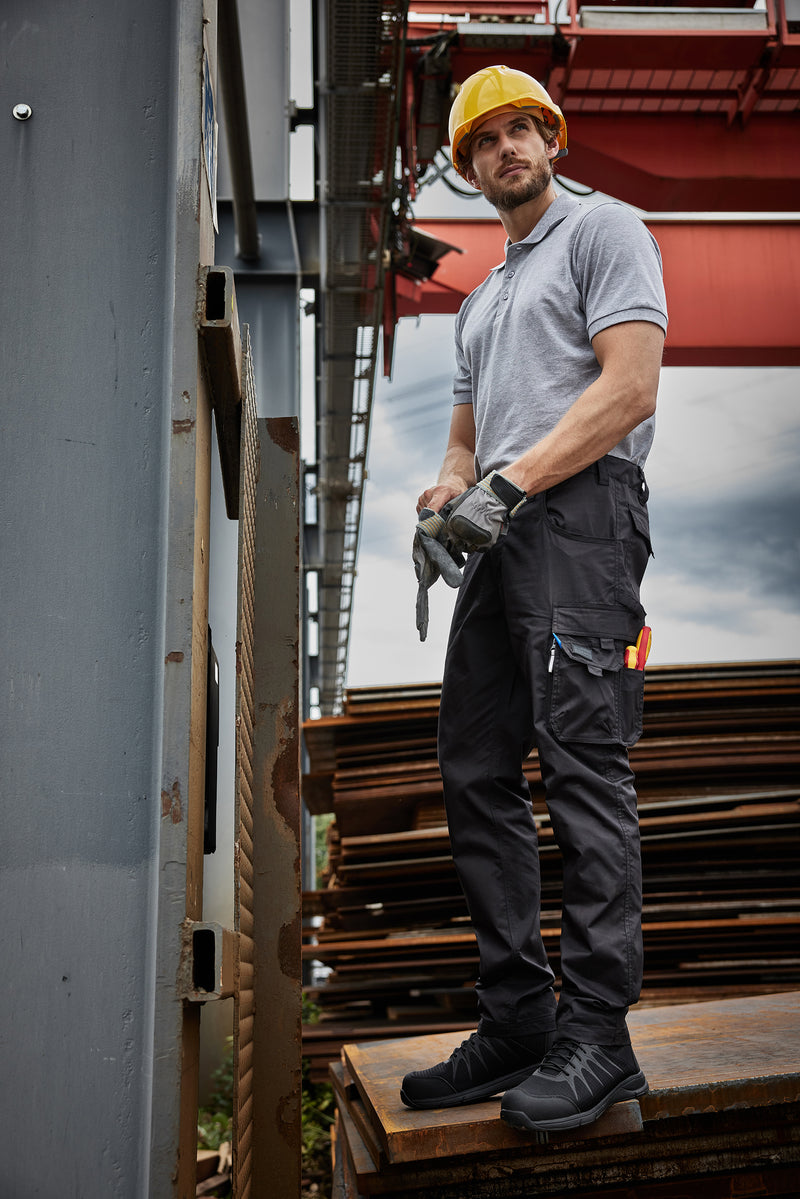 Laden Sie das Bild in Galerie -Viewer, Leichte, robuste Arbeitshose in schmaler Schnittführung mit funktionellen Details - JN1858