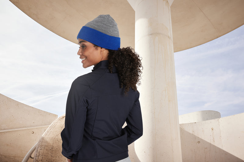 Laden Sie das Bild in Galerie -Viewer, Wendemütze mit breitem Kontrastumschlag - MB7400