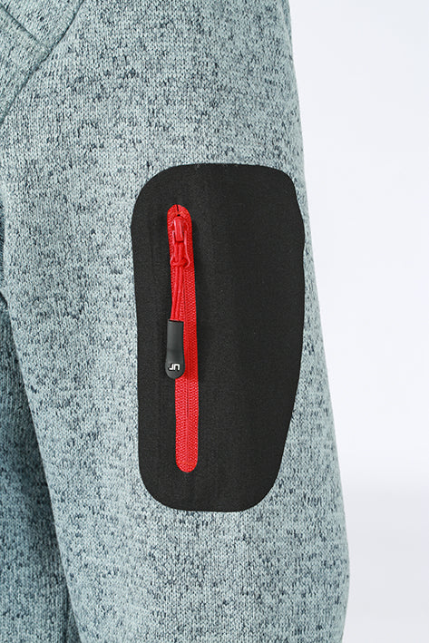 Laden Sie das Bild in Galerie -Viewer, Modische Strickfleece Jacke mit Stehkragen - JN761