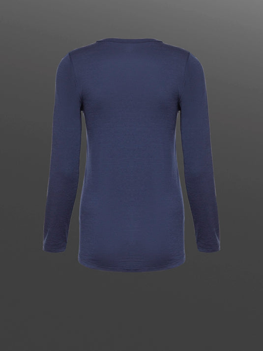 100 % Merinowolle-Shirt Damen | 190 g/m² | Exzellenter Wärmeschutz