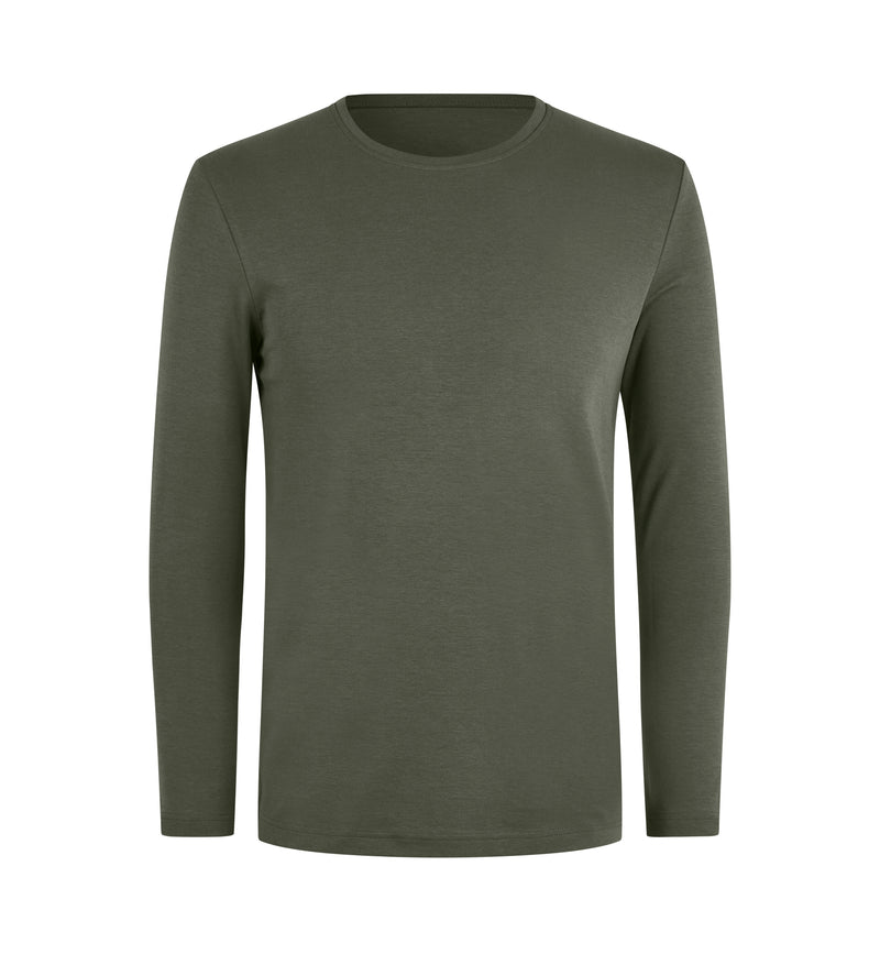 Laden Sie das Bild in Galerie -Viewer, ID ökologisch Langarm Interlock T-Shirt - 5002
