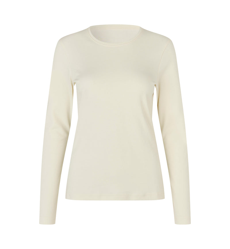 Laden Sie das Bild in Galerie -Viewer, ID ökologisch Langarm Damen Interlock T-Shirt - 5003
