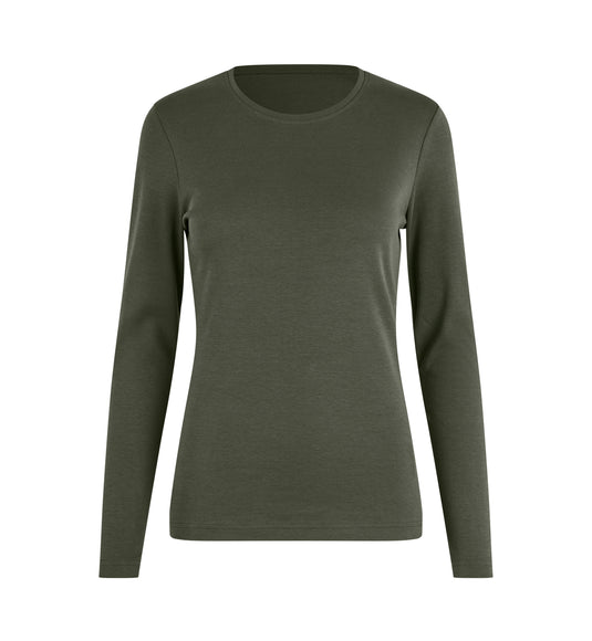 ID ökologisch Langarm Damen Interlock T-Shirt - 5003
