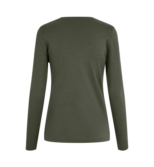 ID ökologisch Langarm Damen Interlock T-Shirt - 5003