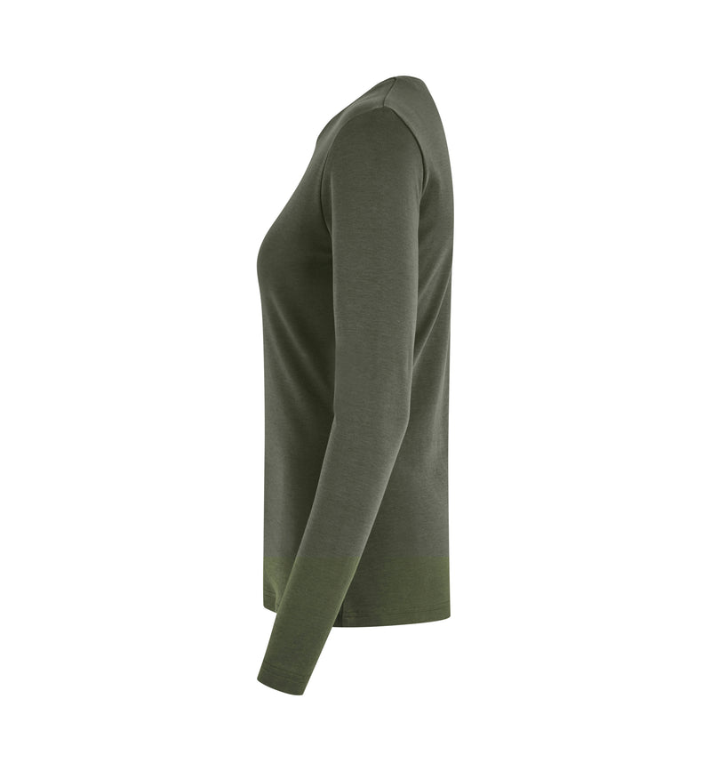Laden Sie das Bild in Galerie -Viewer, ID ökologisch Langarm Damen Interlock T-Shirt - 5003
