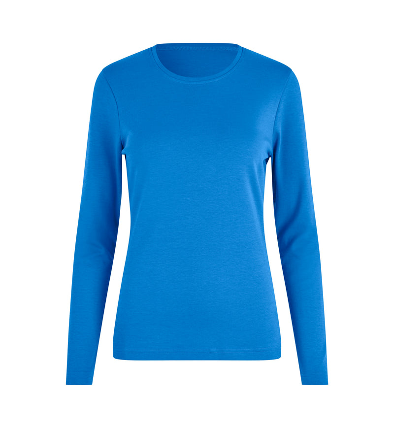 Laden Sie das Bild in Galerie -Viewer, ID ökologisch Langarm Damen Interlock T-Shirt - 5003

