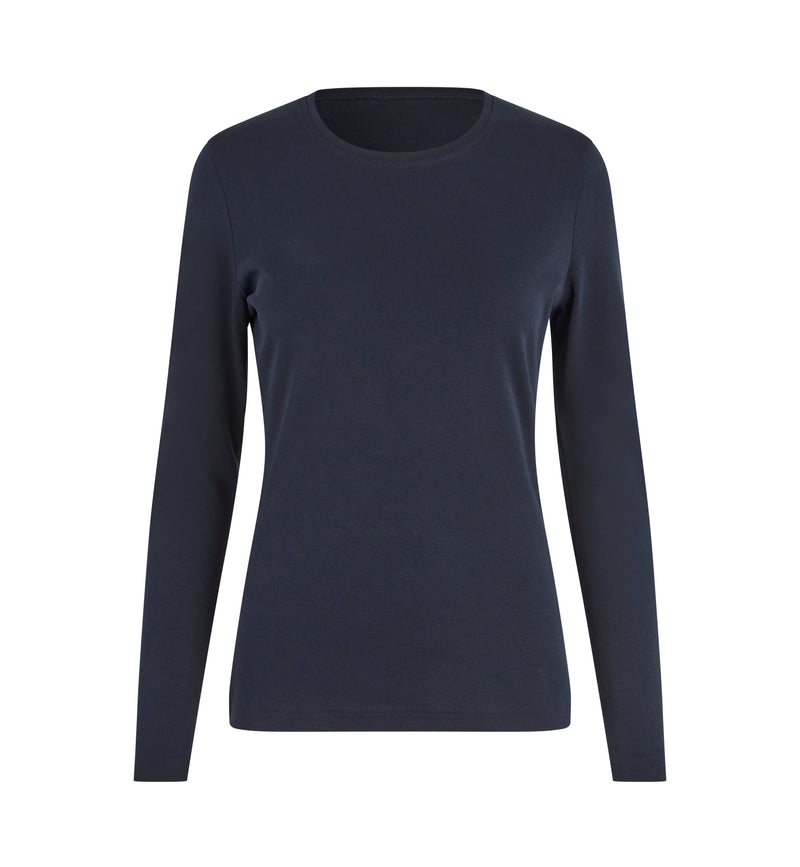 Laden Sie das Bild in Galerie -Viewer, ID ökologisch Langarm Damen Interlock T-Shirt - 5003
