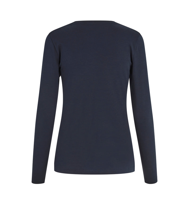 Laden Sie das Bild in Galerie -Viewer, ID ökologisch Langarm Damen Interlock T-Shirt - 5003
