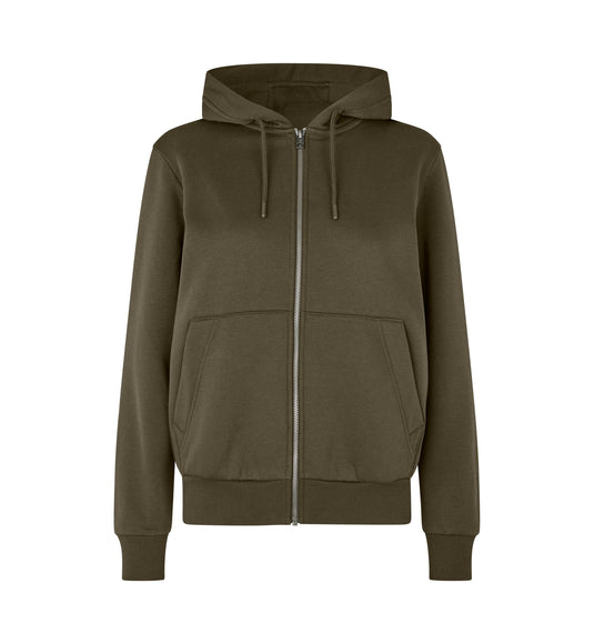 ID ökologisch Reißverschluss Damen Hoodie - 6013
