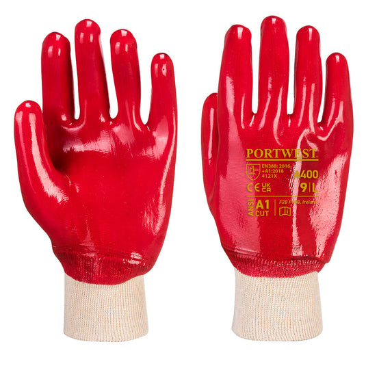 PVC-Strickbund-Handschuh - A400
