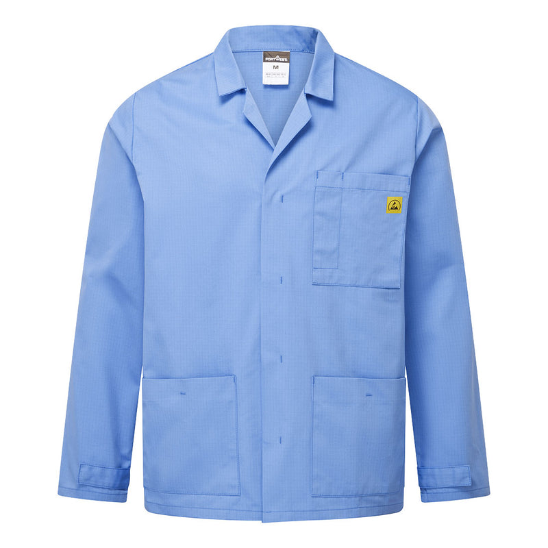 Laden Sie das Bild in Galerie -Viewer, Antistatische ESD-Laborjacke AS18
