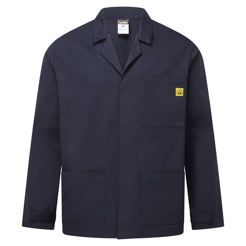 Laden Sie das Bild in Galerie -Viewer, Antistatische ESD-Laborjacke AS18
