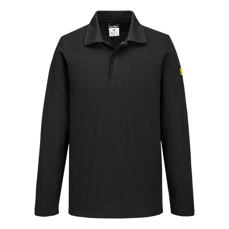 Laden Sie das Bild in Galerie -Viewer, Antistatisches ESD-Poloshirt langarm AS23
