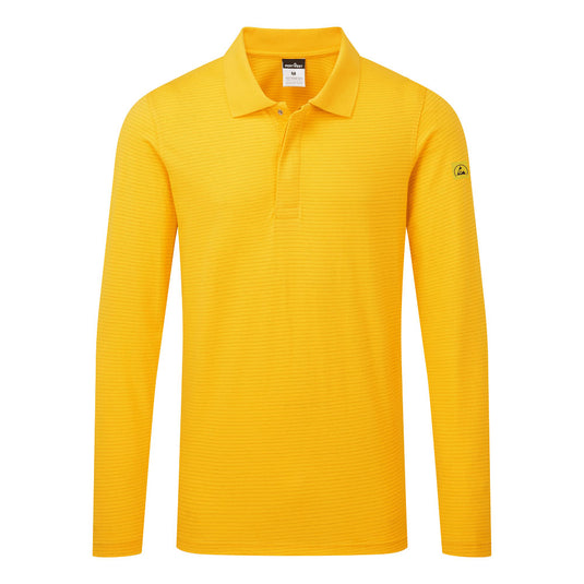 Antistatisches ESD-Poloshirt langarm AS23