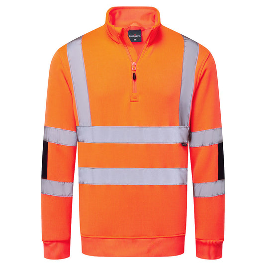 Hi-Vis Knit  1/2Zip Sweatshirt B314