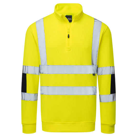 Hi-Vis Knit  1/2Zip Sweatshirt B314