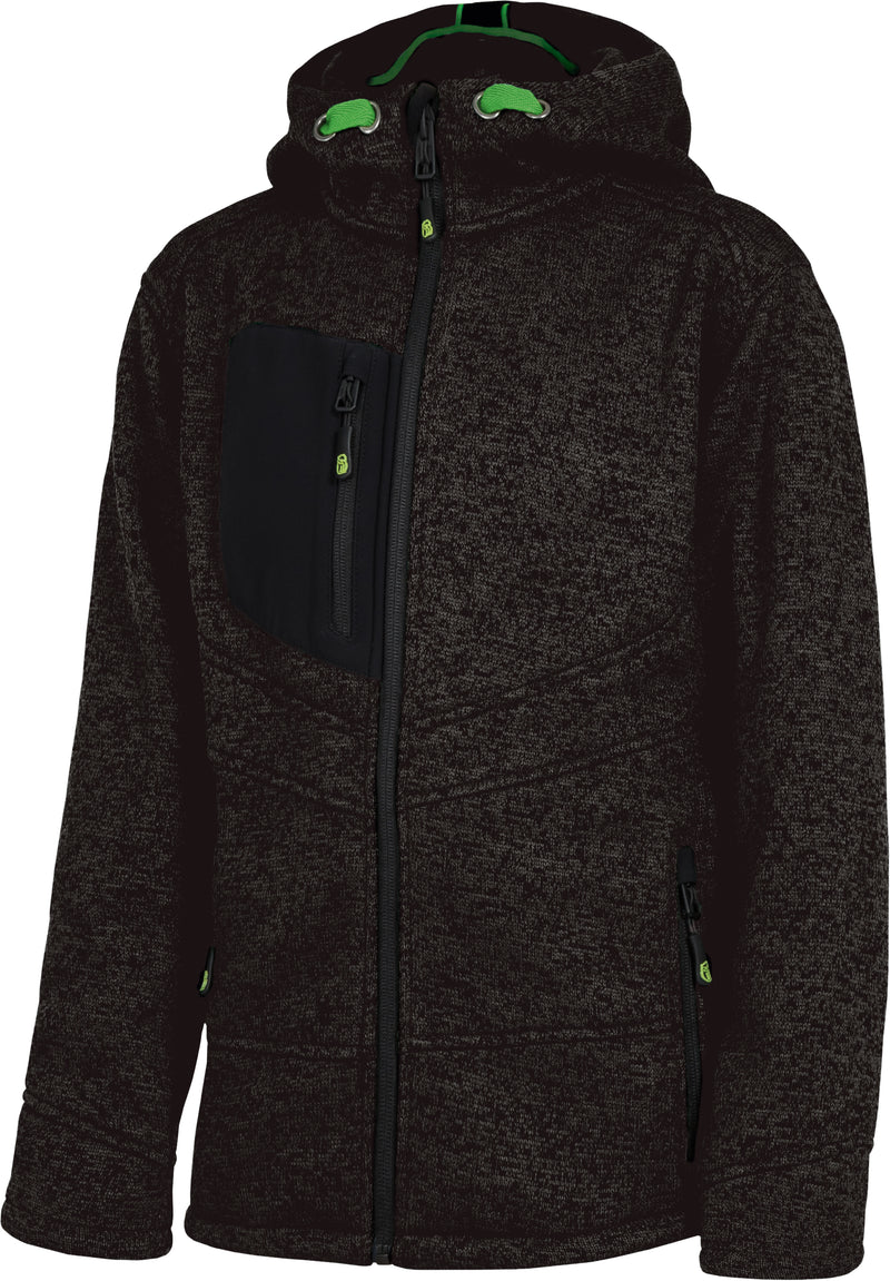 Laden Sie das Bild in Galerie -Viewer, Kinder Strickjacke schwarz
