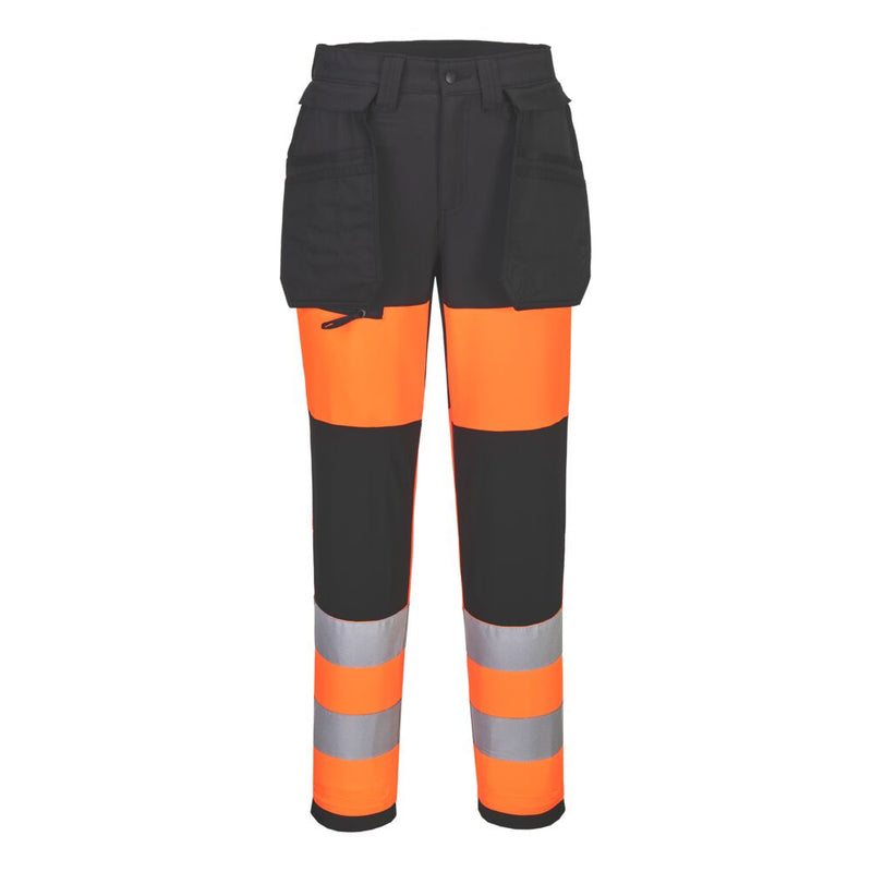 Laden Sie das Bild in Galerie -Viewer, WX2 Eco Hi-Vis Damen Stretch Bundhose Klasse 1 CD847

