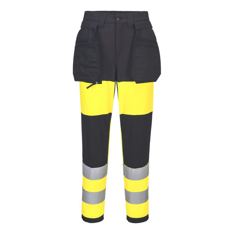 Laden Sie das Bild in Galerie -Viewer, WX2 Eco Hi-Vis Damen Stretch Bundhose Klasse 1 CD847
