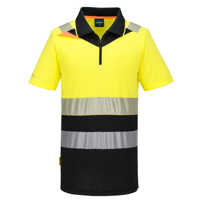 Laden Sie das Bild in Galerie -Viewer, DX4 Hi-Vis Poloshirt mit Reißverschluss Klasse 1 DX435
