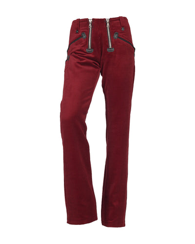 Oyster Rosa Damen Zunfthose ohne Schlag