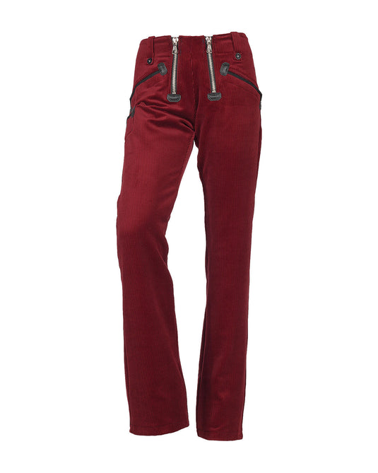 Oyster Rosa Damen Zunfthose ohne Schlag