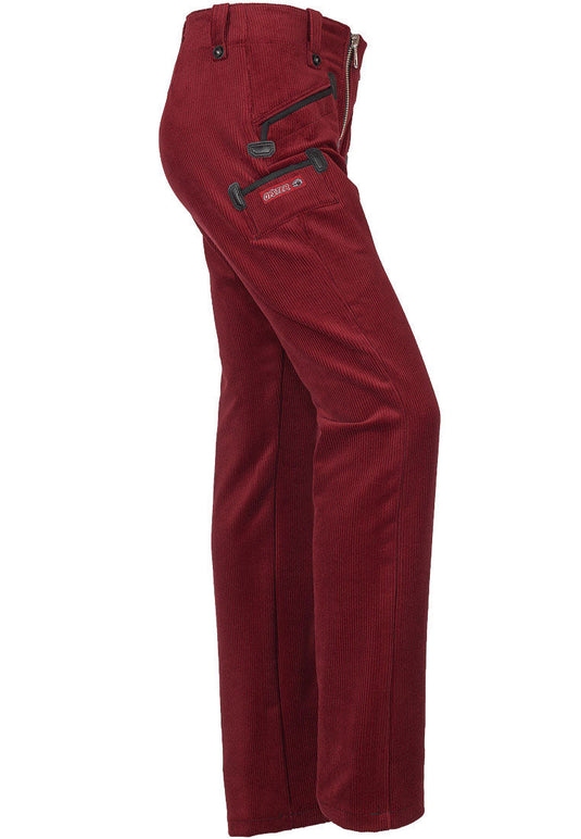 Oyster Rosa Damen Zunfthose ohne Schlag