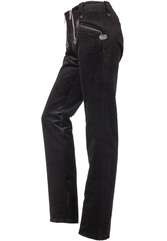 Oyster Rosa Damen Zunfthose ohne Schlag