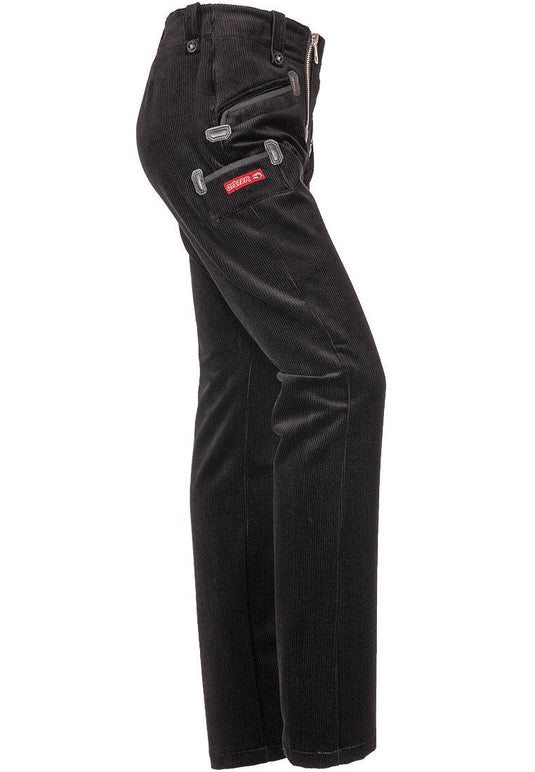 Oyster Rosa Damen Zunfthose ohne Schlag