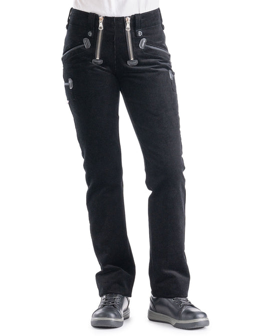 Oyster Rosa Damen Zunfthose ohne Schlag