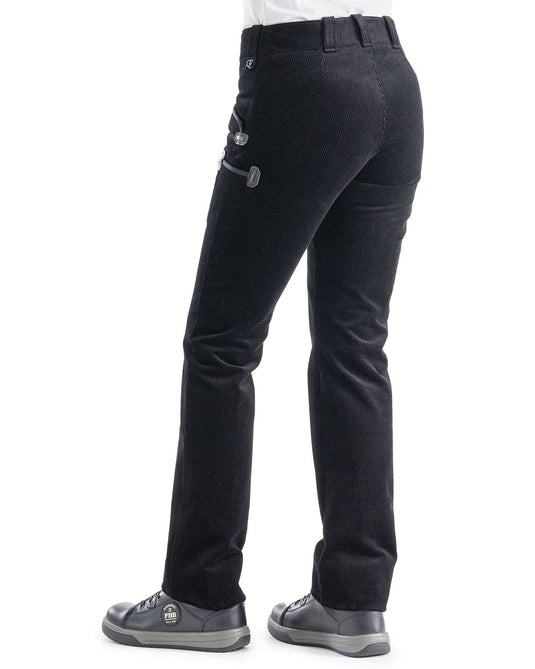 Oyster Rosa Damen Zunfthose ohne Schlag